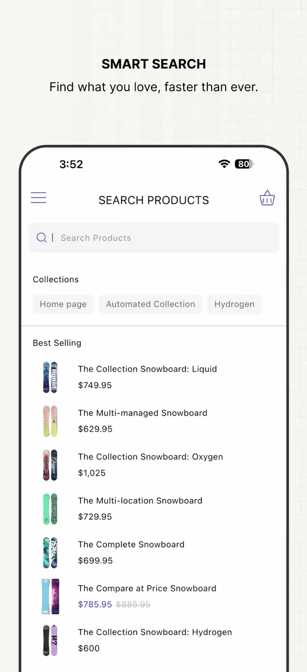Tapday product search